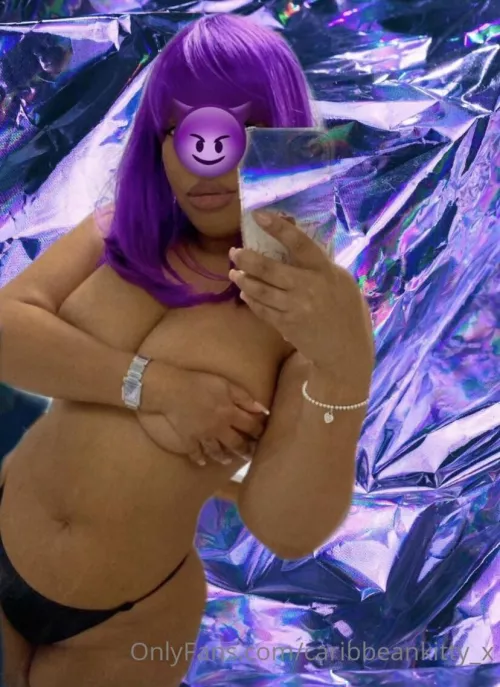 PURPLE HAZE, ALL IN MY BRAIN ππ
 WHO WANTS TO FUCK ME IN MY NEW WIG? LINK IN COMMENTS π