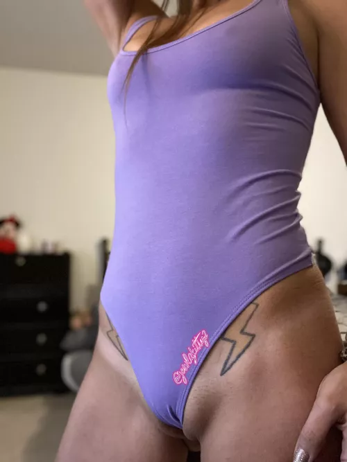 Purple power pussy wedgie