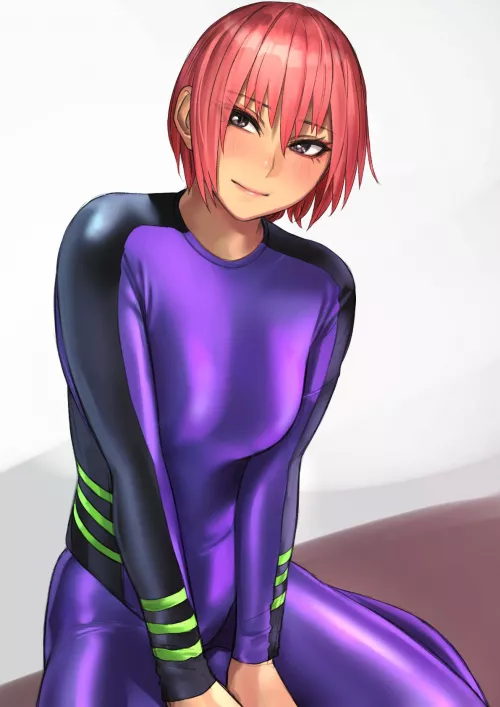 Purple/Black Bodysuit