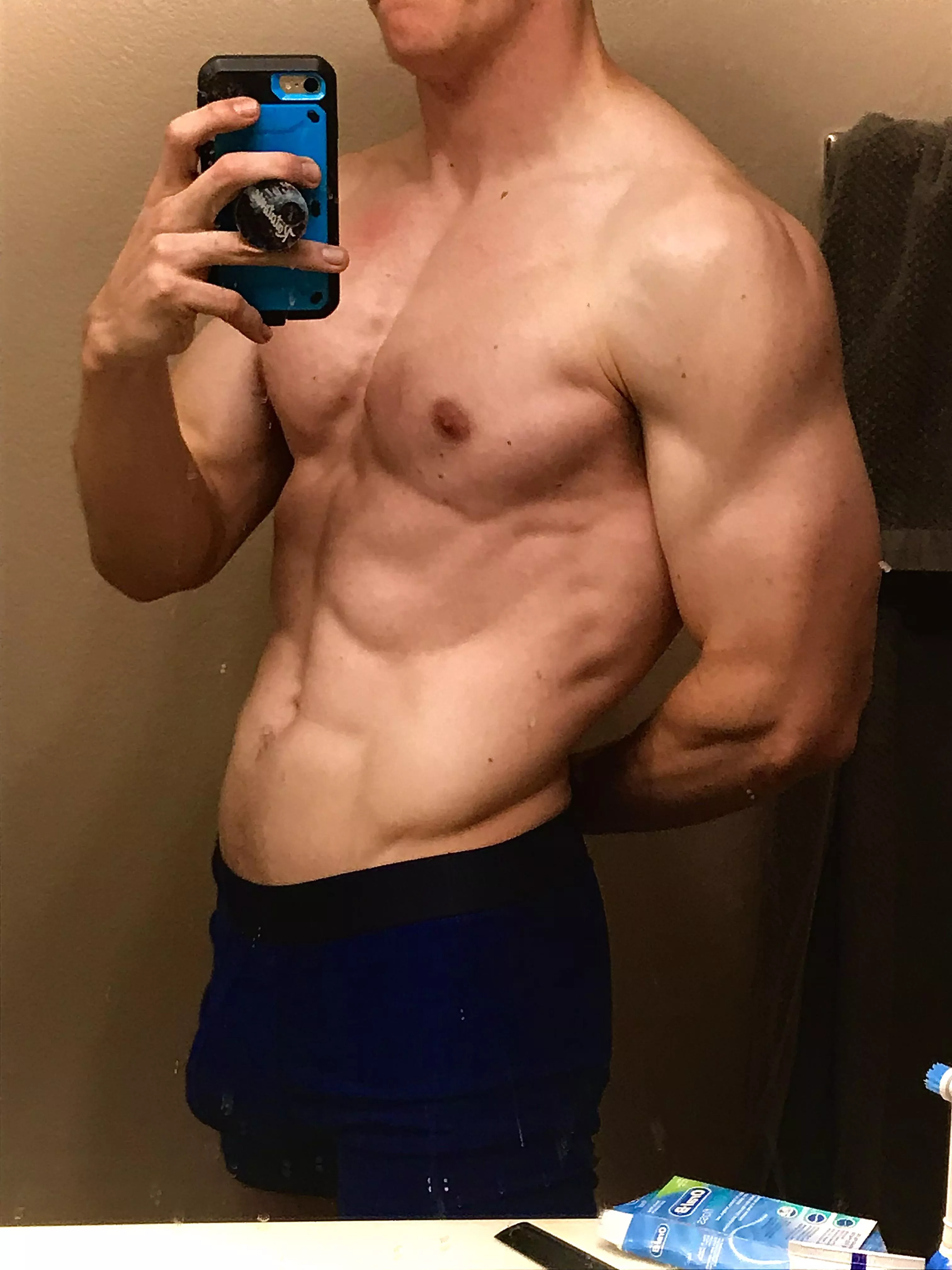 Push workout really got me feeling myself 💦