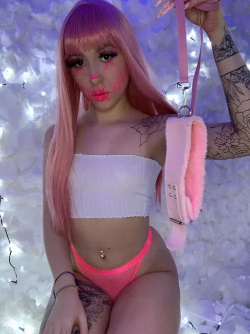 Put it on loser, we’re going for a walk [domme]