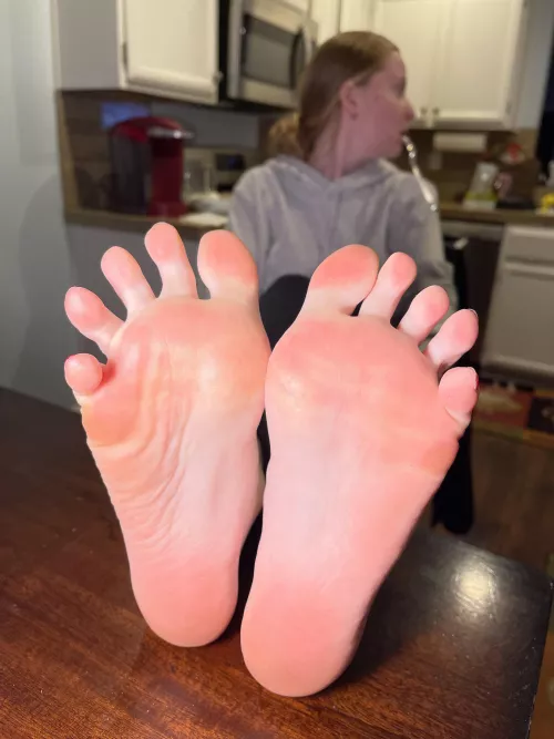 Put your nose between my toes π Put your nose between my toes π