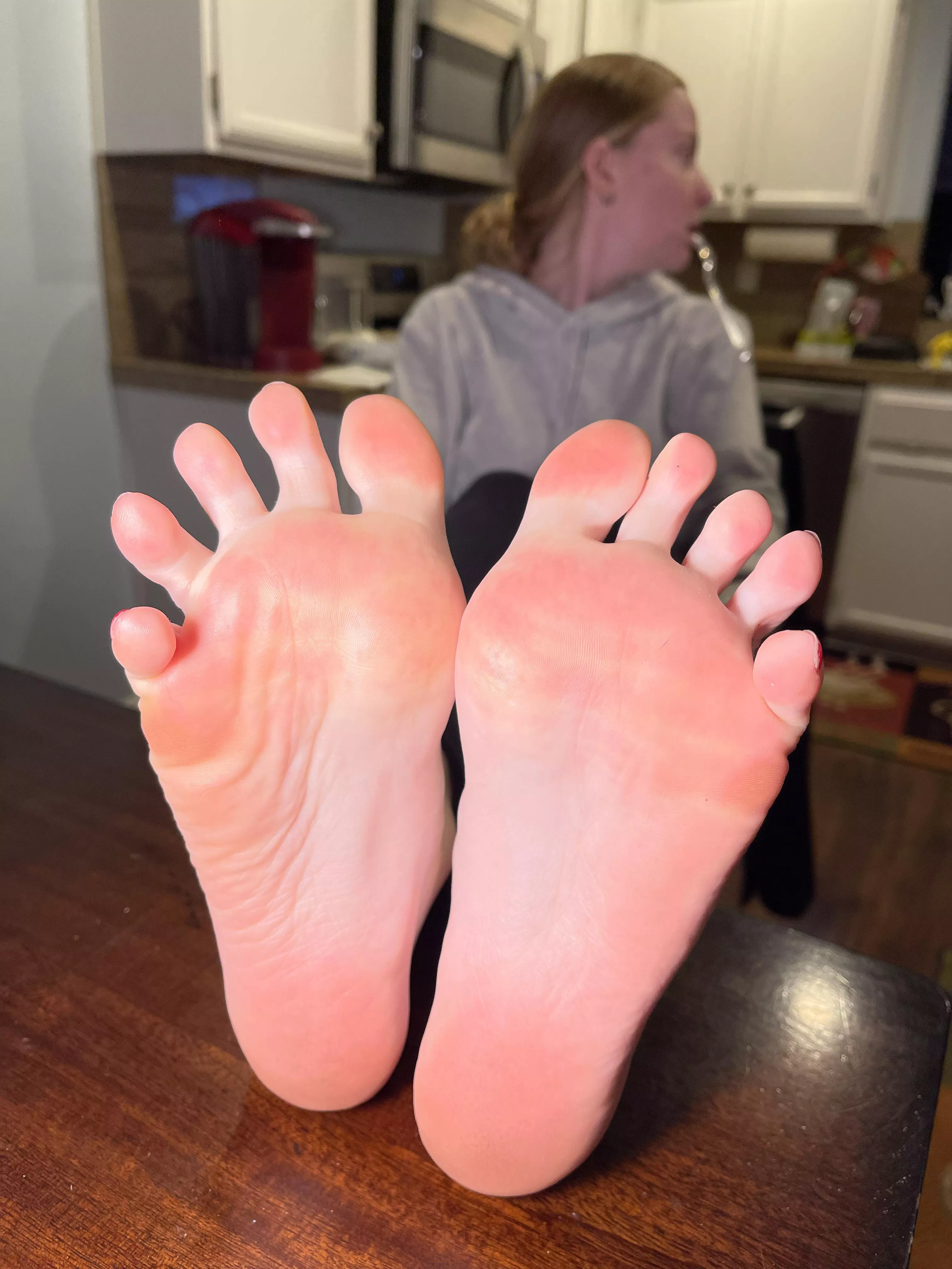 Put your nose between my toes π Put your nose between my toes π