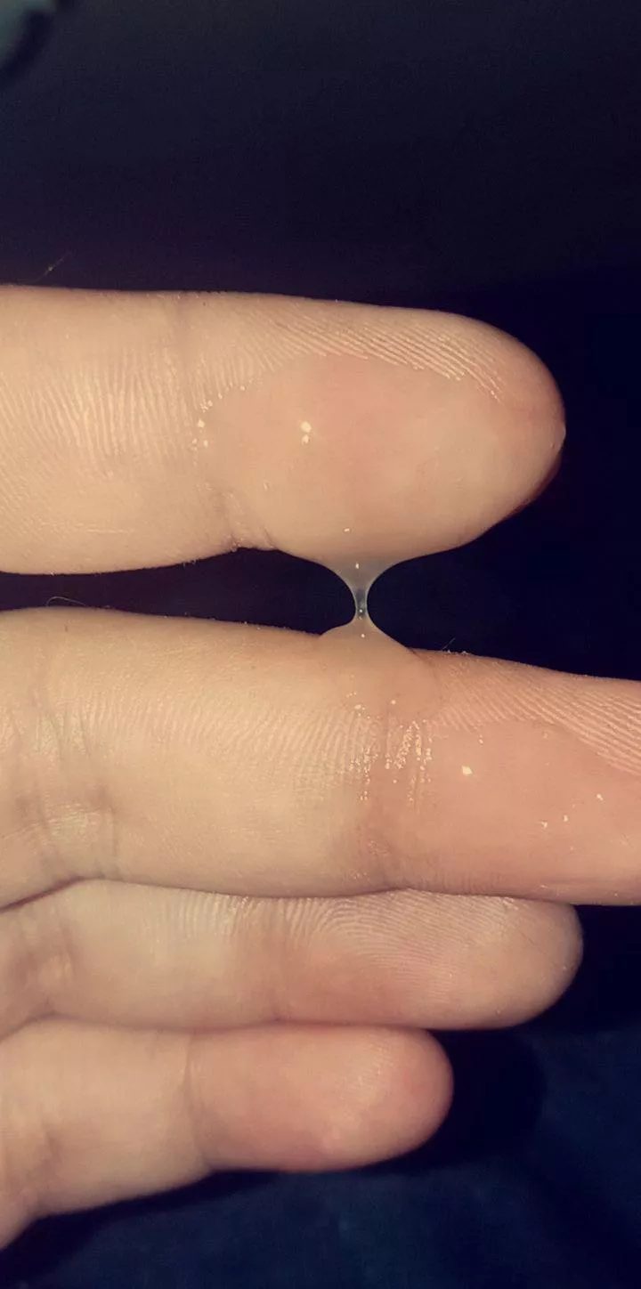 Pygeum seems to working 💦💦 woke up with this under my hood and I had to taste it 😈