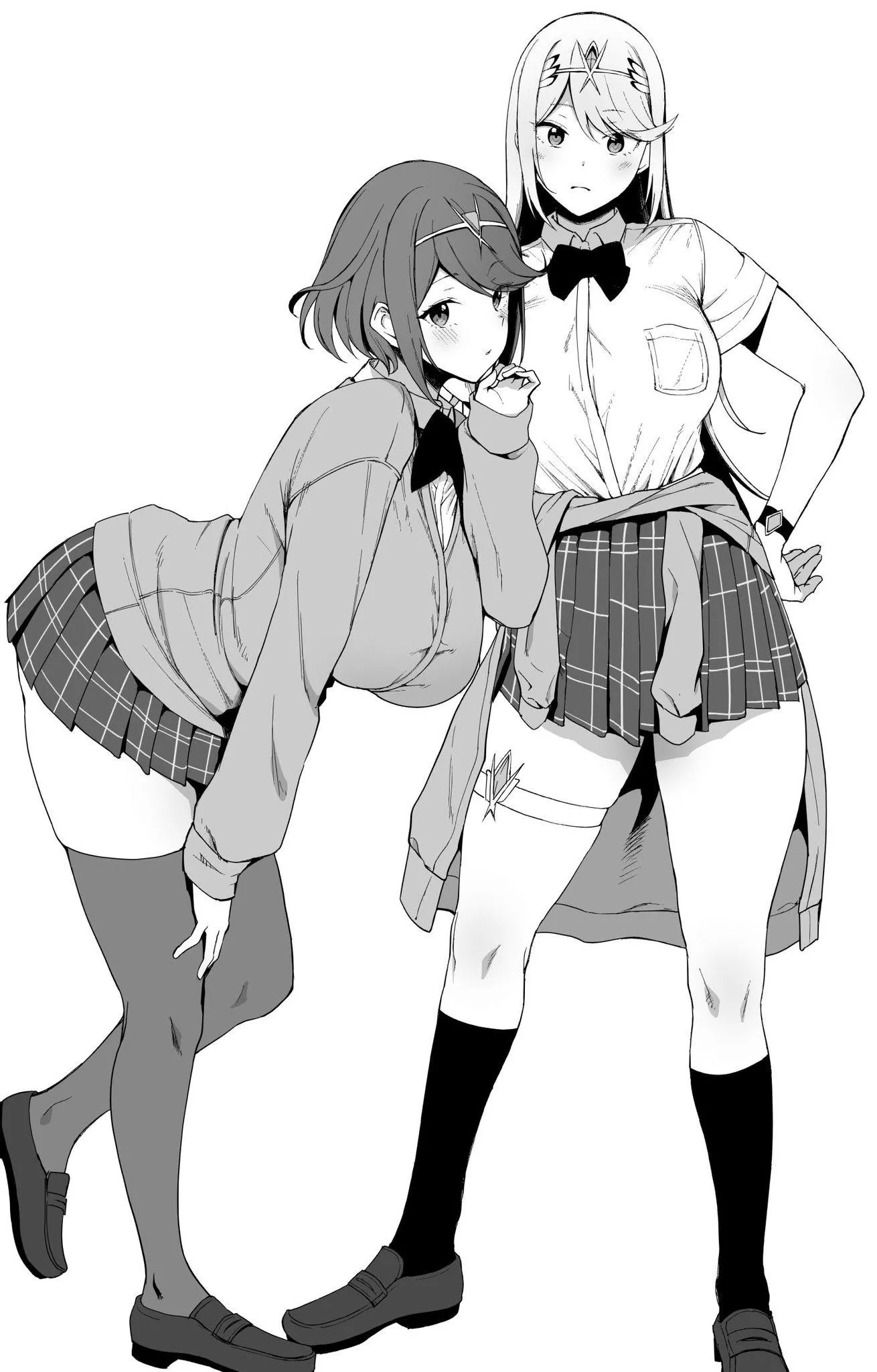 Pyra and mythra by @dondayo_