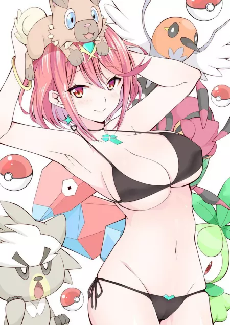 Pyra with Pokemon (KOU∞) Pyra with Pokemon (KOU∞)