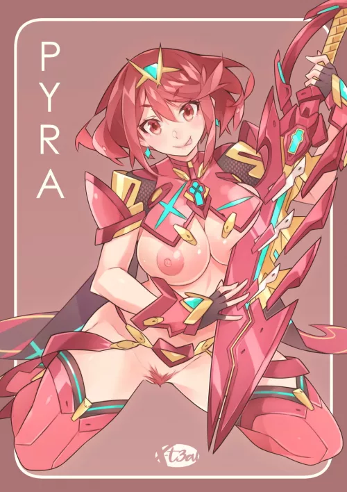 Pyra's outfit is missing a few parts (x-t3al)