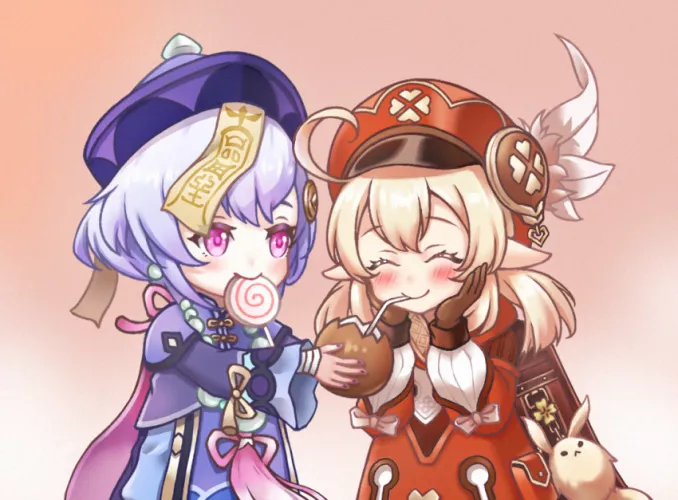 Qiqi gives the gift of rare cocogoat milk [Genshin Impact]