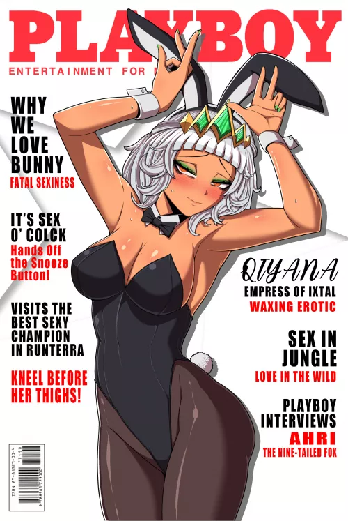 Qiyana Playboy cover (REDCUBE) Qiyana Playboy cover (REDCUBE)