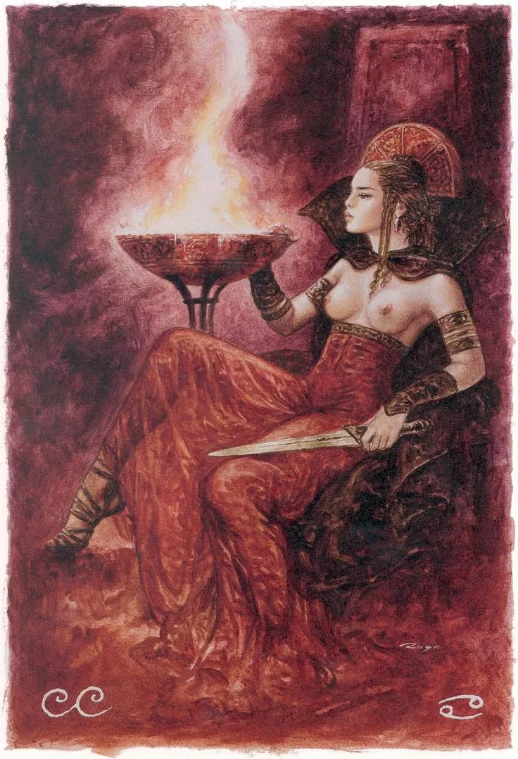 Queen of Cups by Luis Royo Queen of Cups by Luis Royo