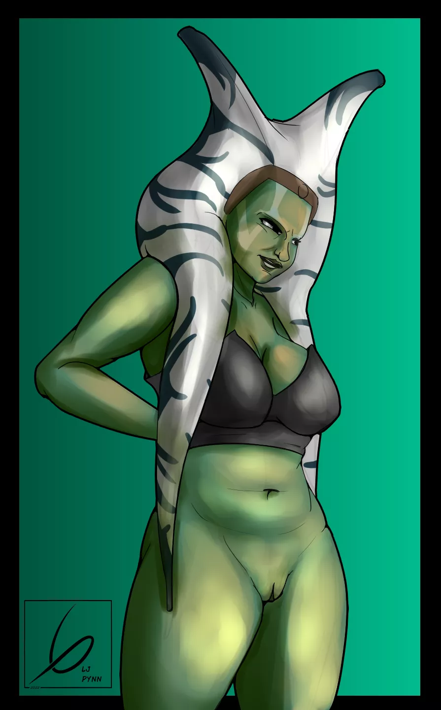 Quick Doodle redesign of one of my OCs [@LjPynn]