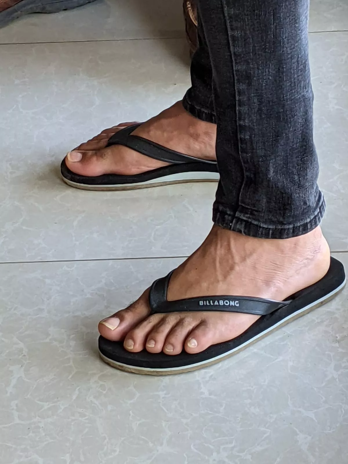 Random feet pic my husband took of this guy and sent to me