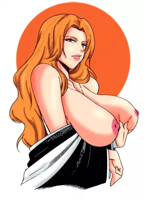 Rangiku posing for her fans(Send me your favourite black and white hentai and I will colour it for free) Rangiku posing for her fans(Send me your favourite black and white hentai and I will colour it for free)