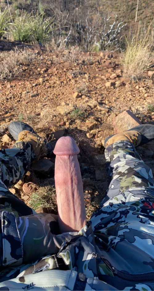 Rate my cock while I hunt