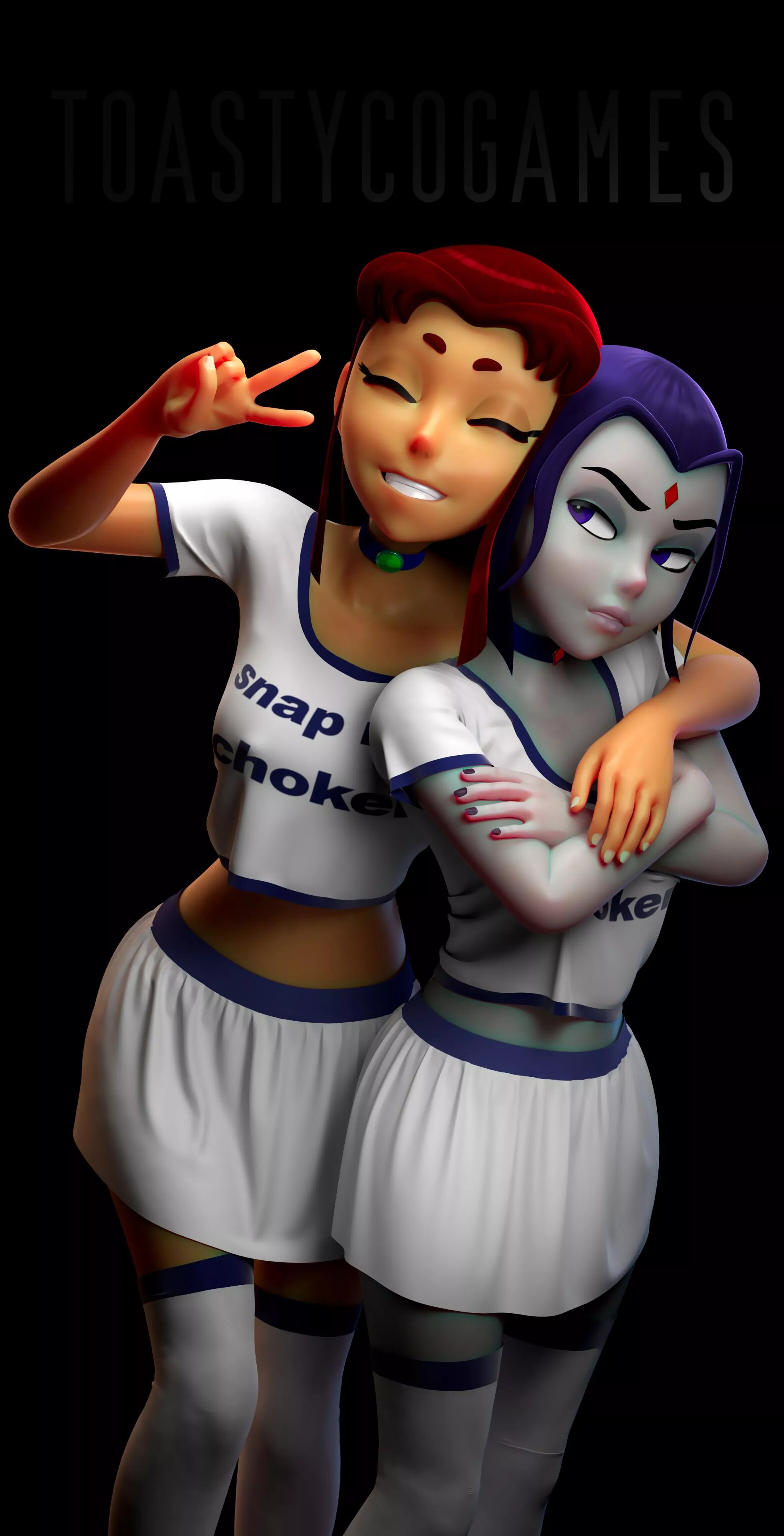 Raven & Starfire - Small Comic Promo (ToastyCoGames)