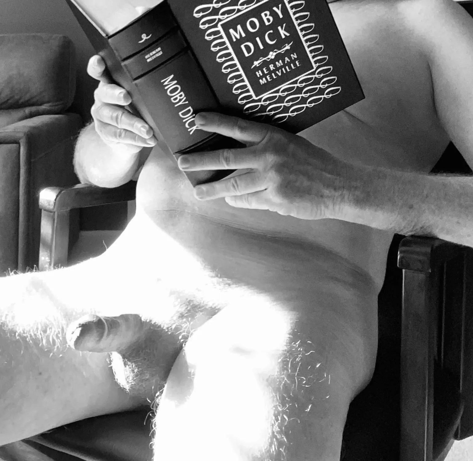 Reading a classic in the sunshine!