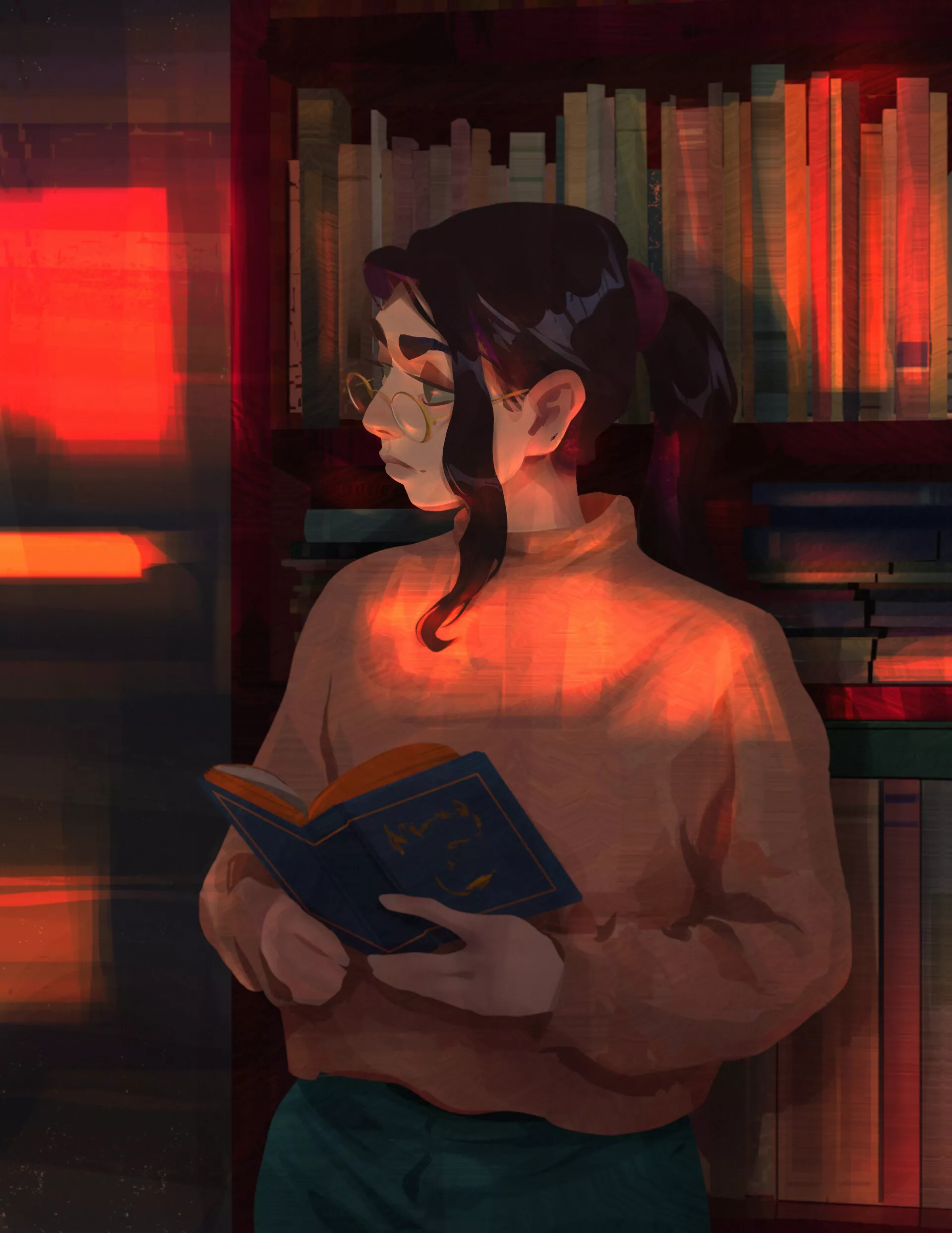 Reading at Dusk by Ryan Park Reading at Dusk by Ryan Park