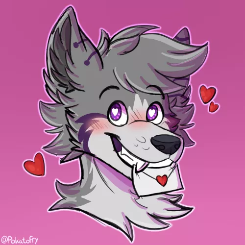 Ready for valentines day! 💖💘 (Art by me, @PokatoFry on Twitter)