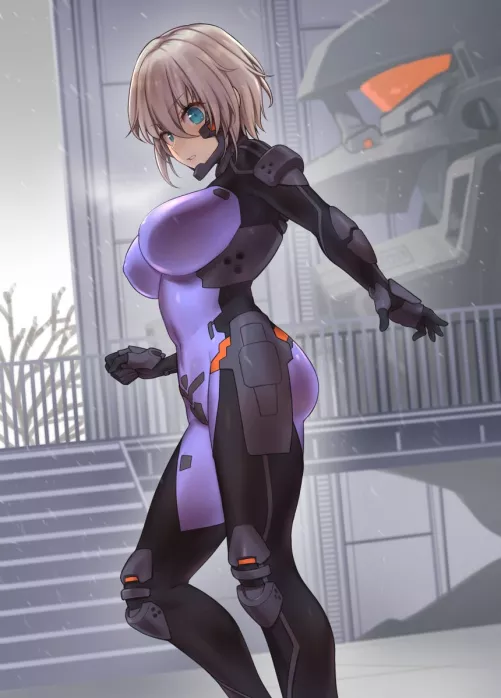 Readying For A Combat Mission Last Goodbye's (Makishima Azusa) [Muvluv]