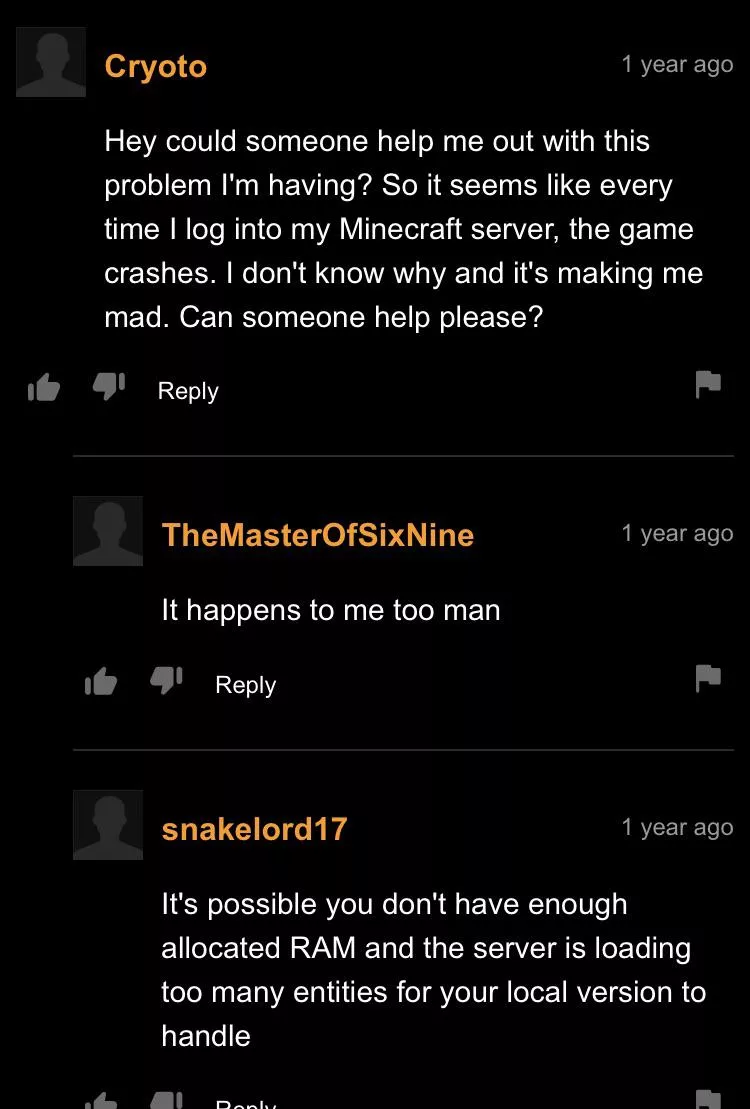 Real chads talk about minecraft on the hub