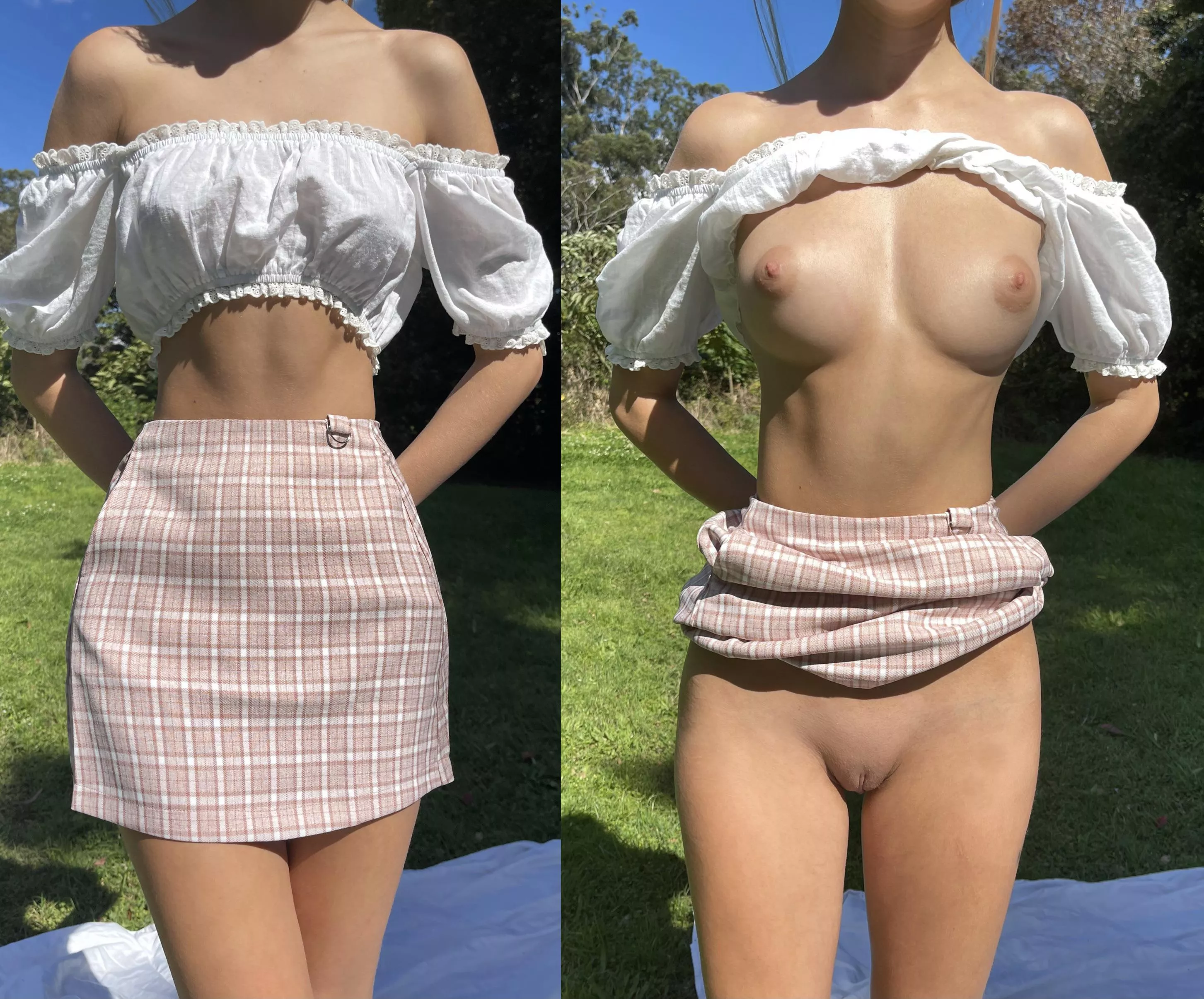 Real sluts don’t wear a bra or panties so you can fill them up anywhere 🥰