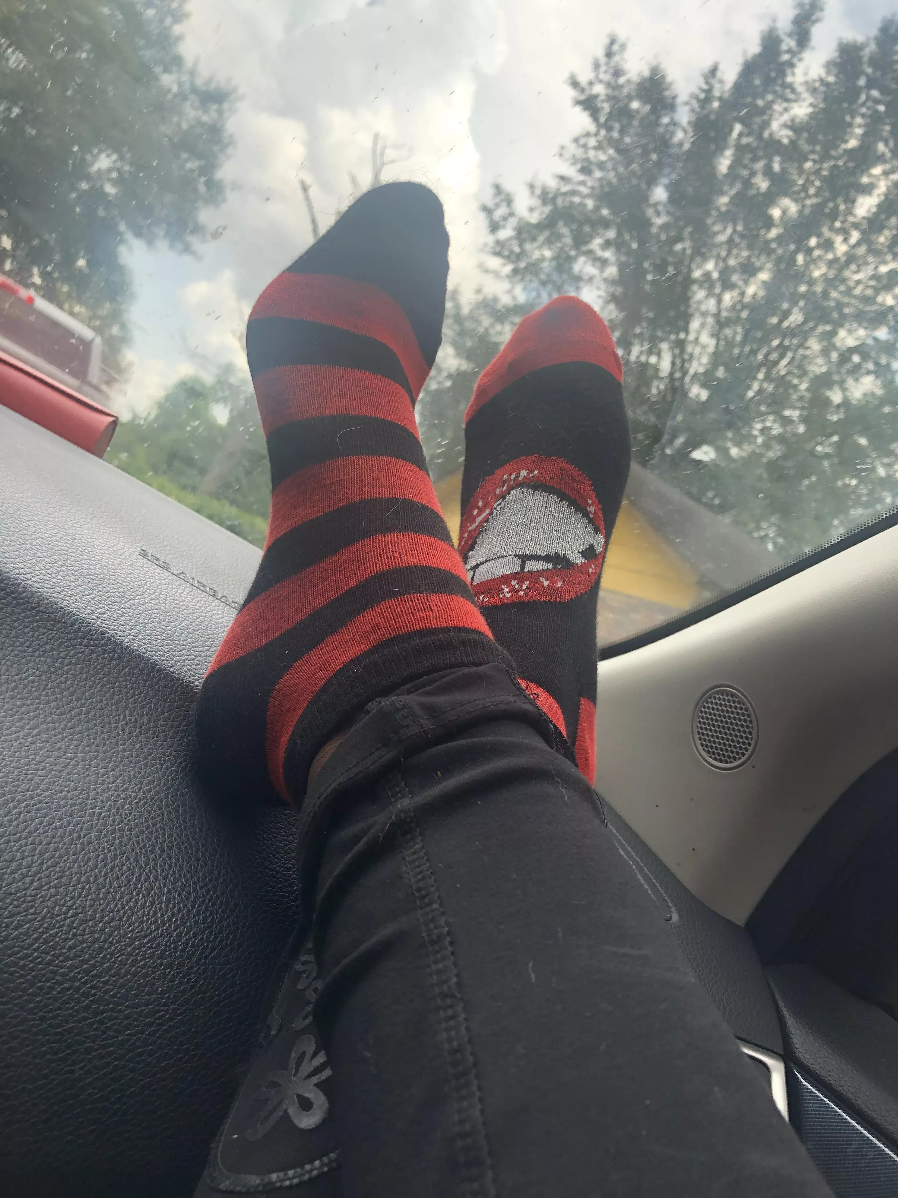 Red and black ankle socks ✨ Red and black ankle socks ✨