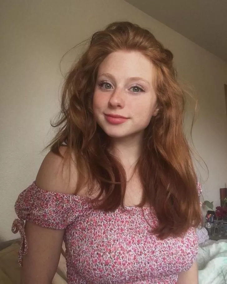 Red head with bed head!