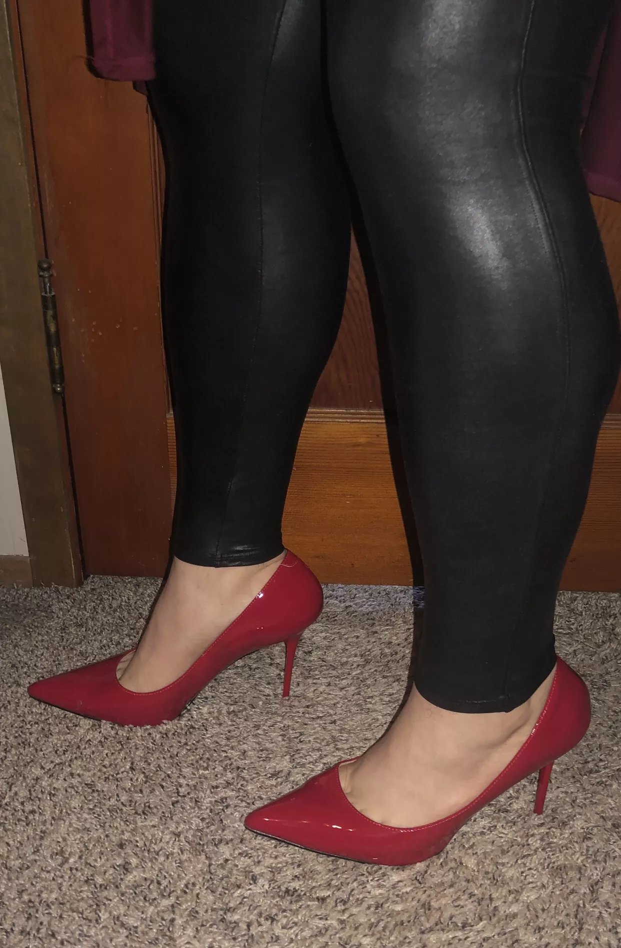 Red pumps for today. 👠 Red pumps for today. ðŸ‘