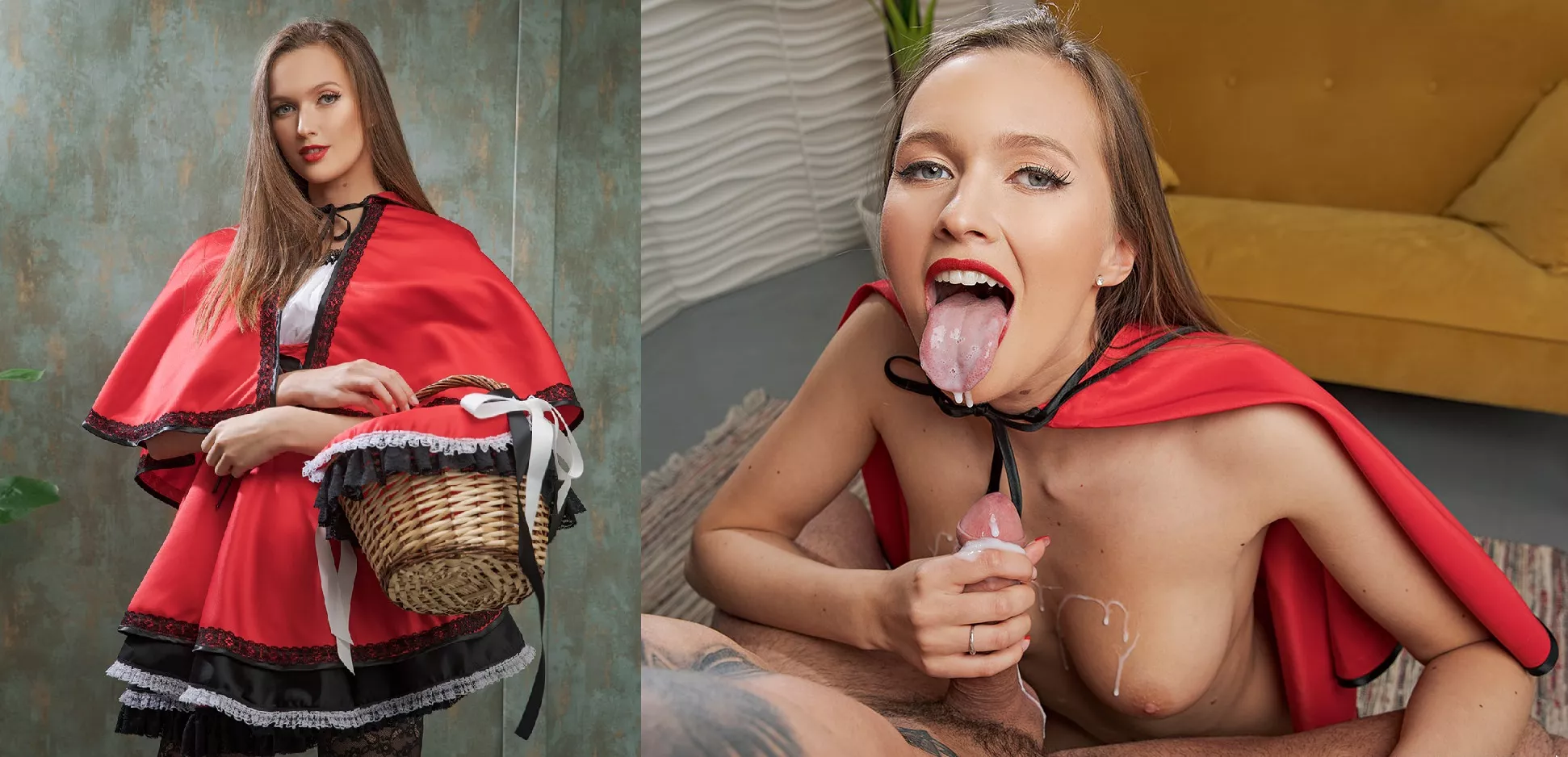 Red Riding Hood all grown up Red Riding Hood all grown up