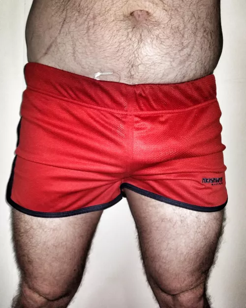 Red shorts outline Red shorts outline