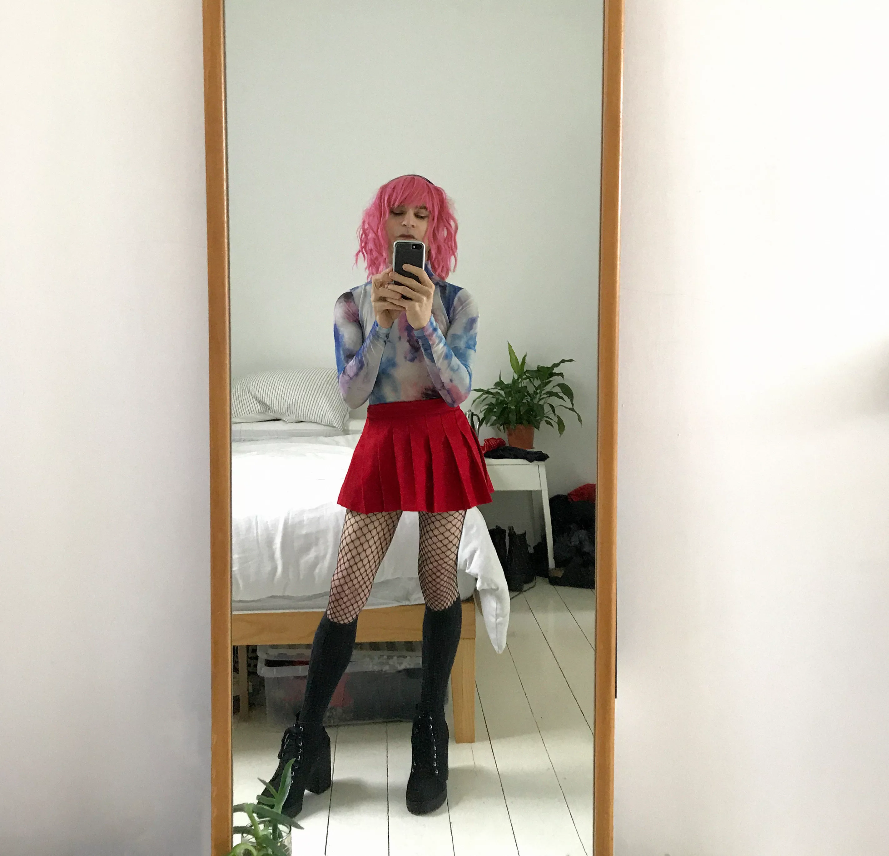 Red Skirt... seemed cute.. :)