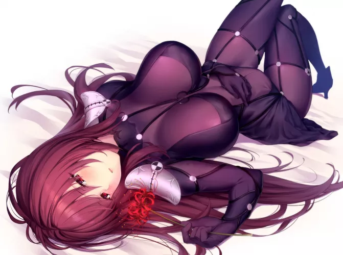Red spider Lily Scathach On Her Back (Lun7732) [Fate]