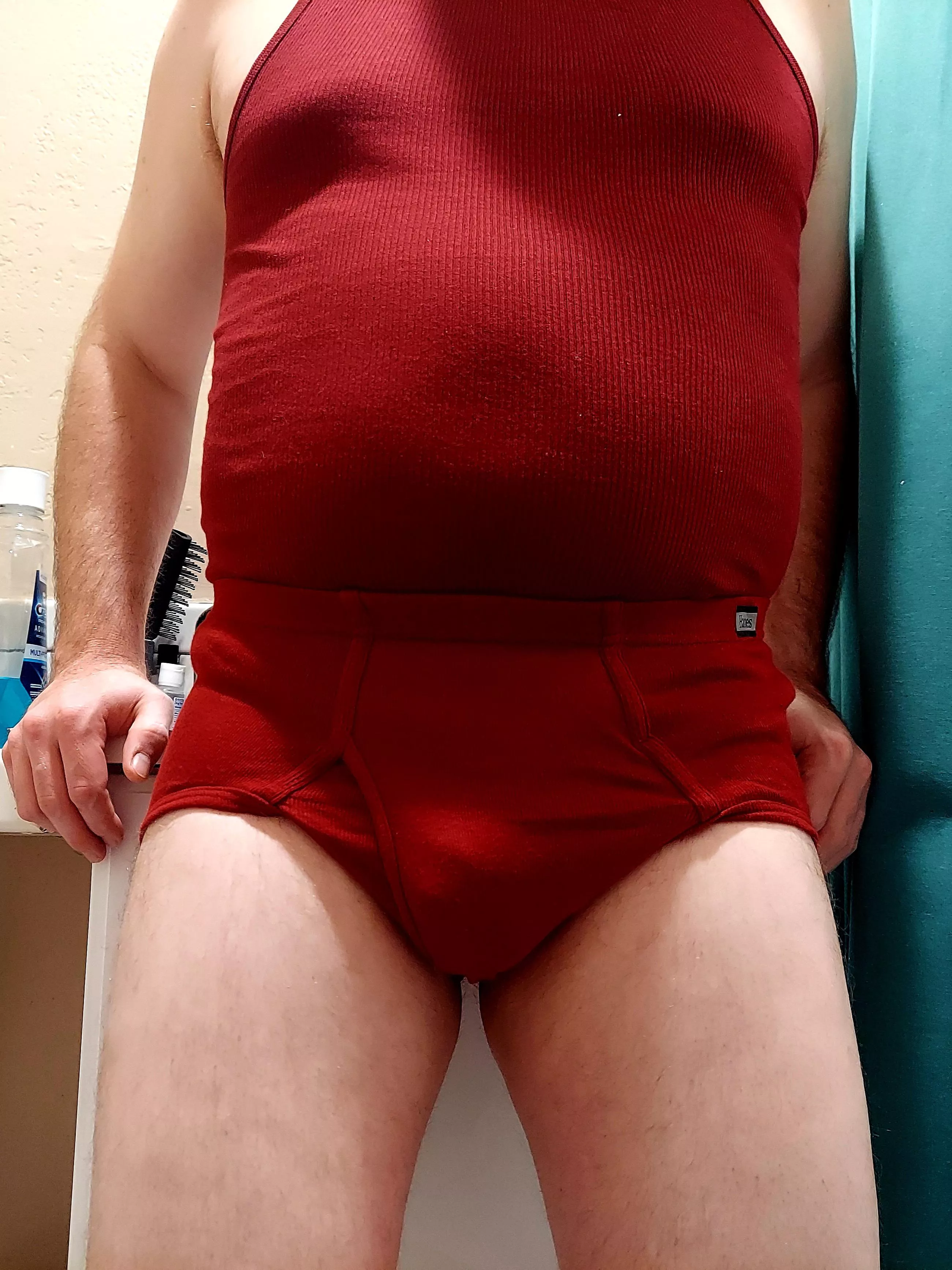 Red undies on New Years for good luck