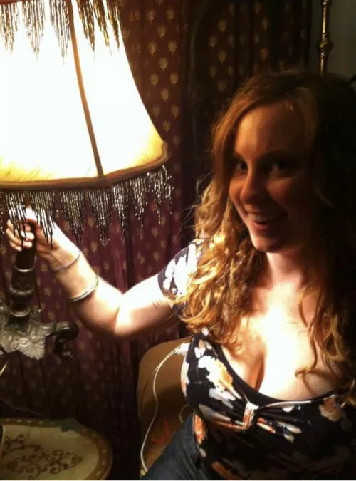 Redhead 18 yr sister w/big tits being suggestive Redhead 18 yr sister w/big tits being suggestive