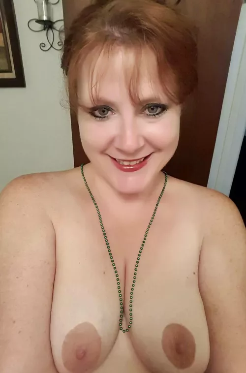 Redhead with some pepperonis