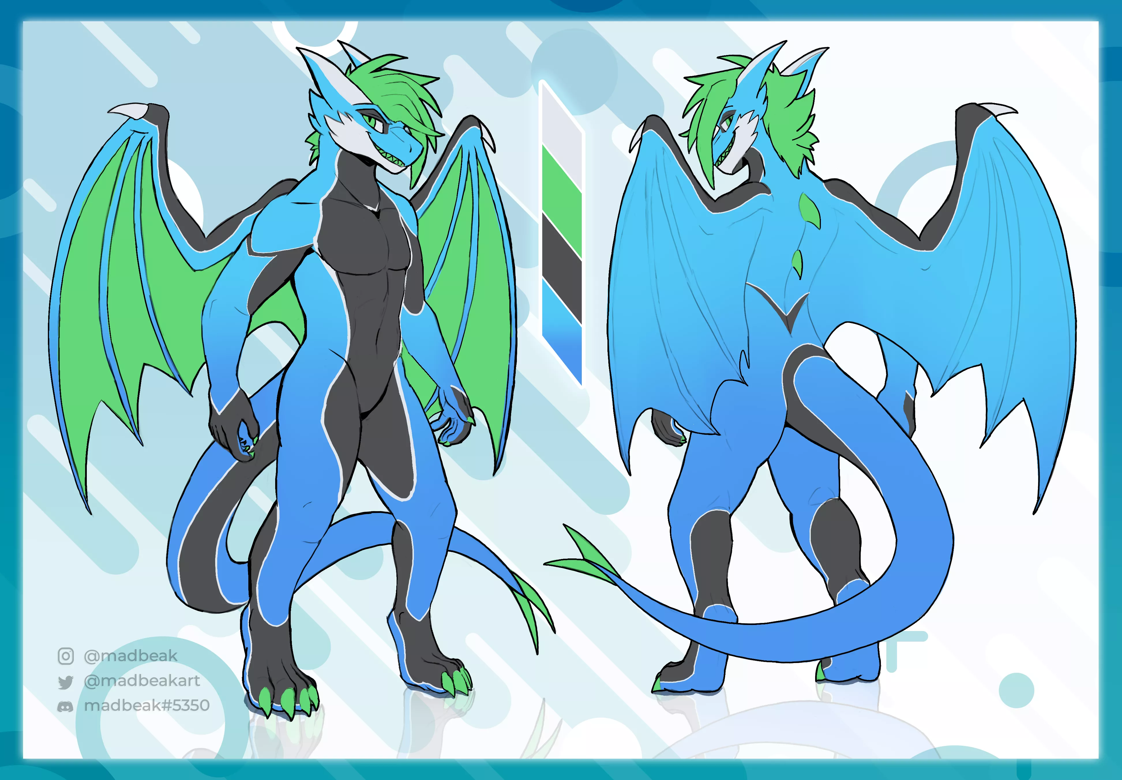 Ref sheet commission for SquishyAzalea on discord, art by me! Its been a while since i last made a ref sheet, i loved this one! :D