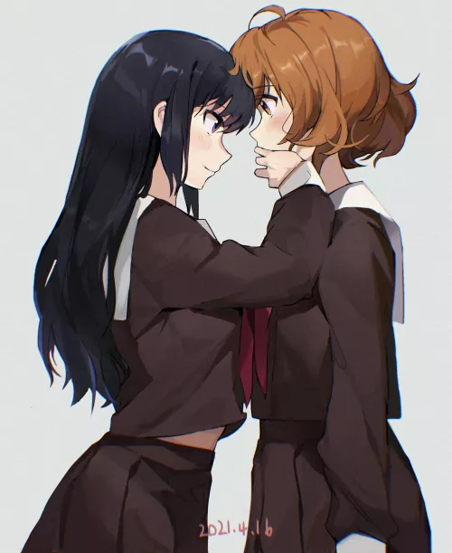 Reina and Kumiko (kuza brs) [Hibike! Euphonium]