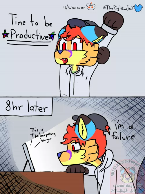 Relatable ( comic by me @TheRight_Jeff on Twitter )