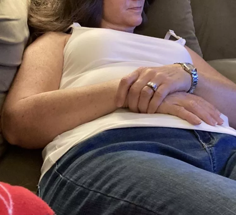 Relaxing on the couch