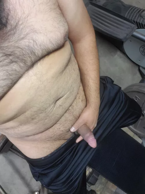 Rest break and jack off session