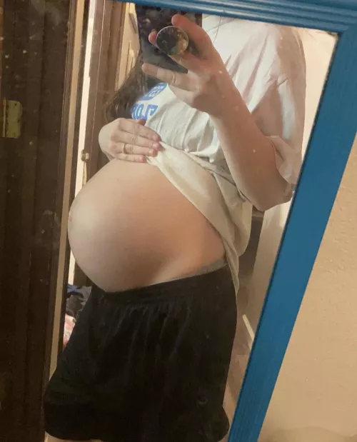 Right before they put me on bed rest.