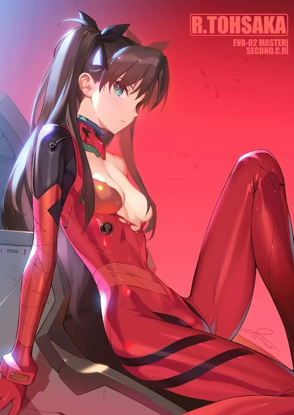 Rin in plugsuit Rin in plugsuit