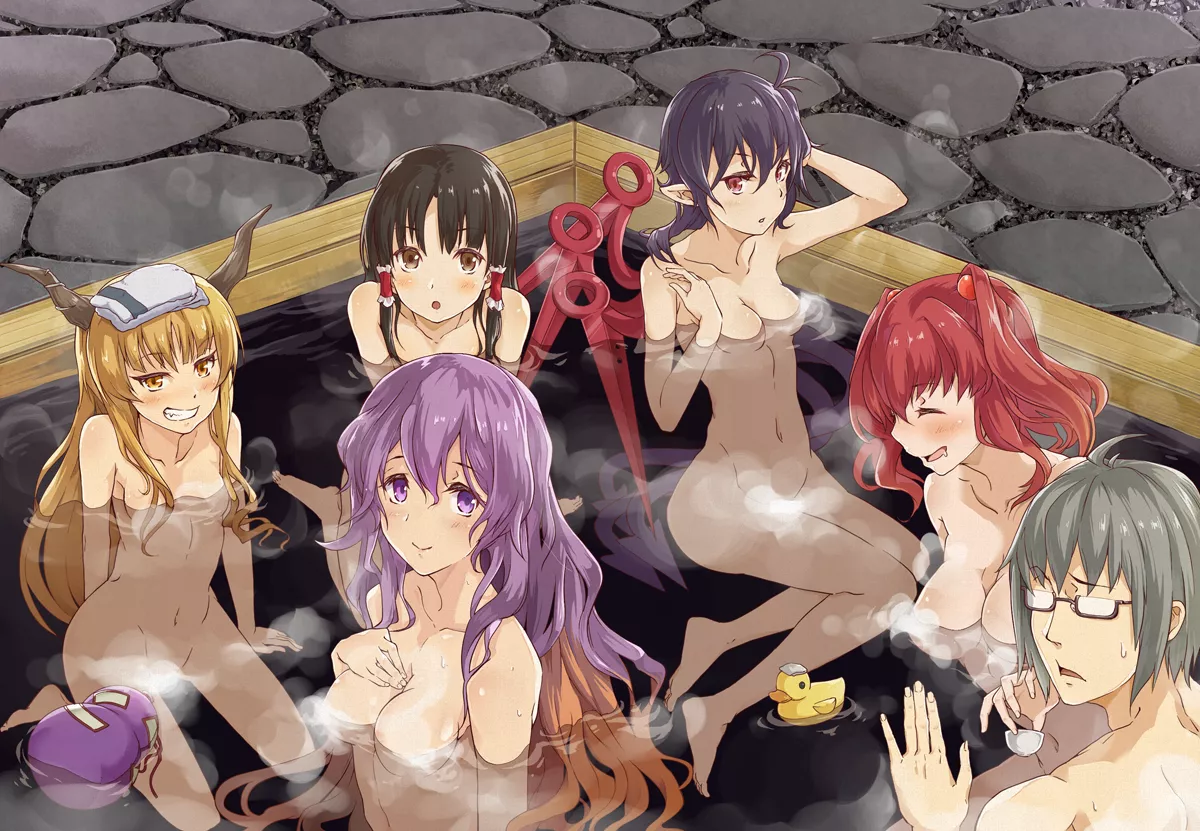 Rinnosuke in the mixed baths [Ecchi]