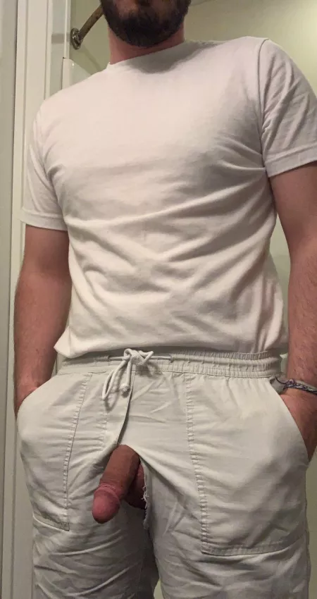 Ripped my shortsโฆ. Oops