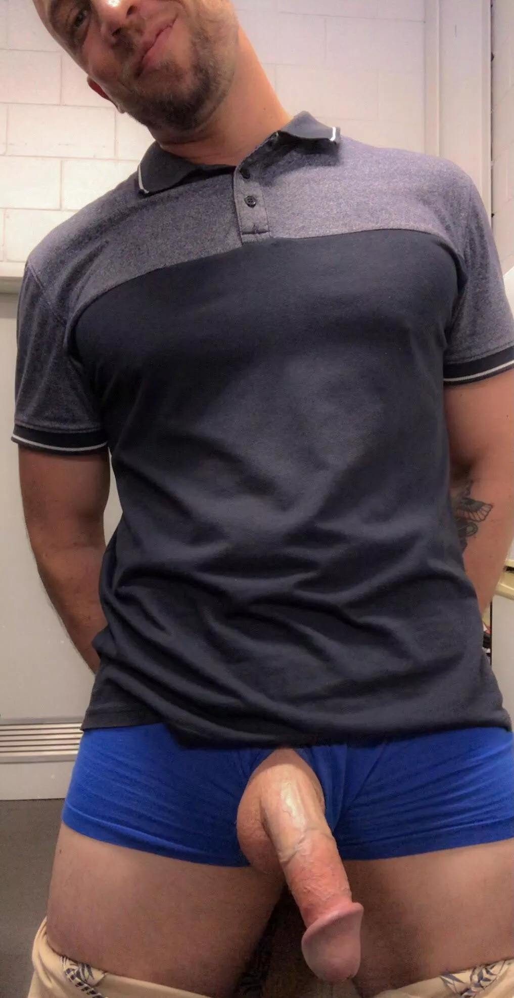 Risky work cock 😇