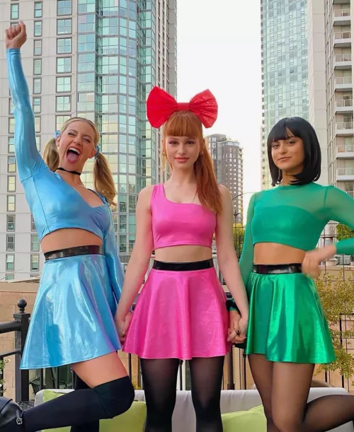 Riverdale babes Lili Reinhart Camila Mendes Madeleine Petsch have me so hard tonight