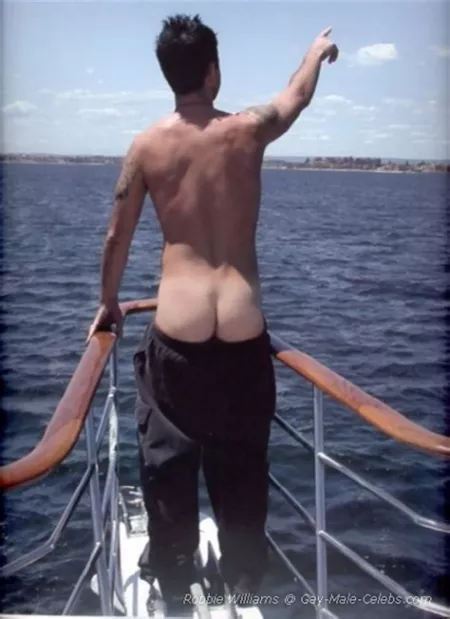 Robbie Williams, singer.