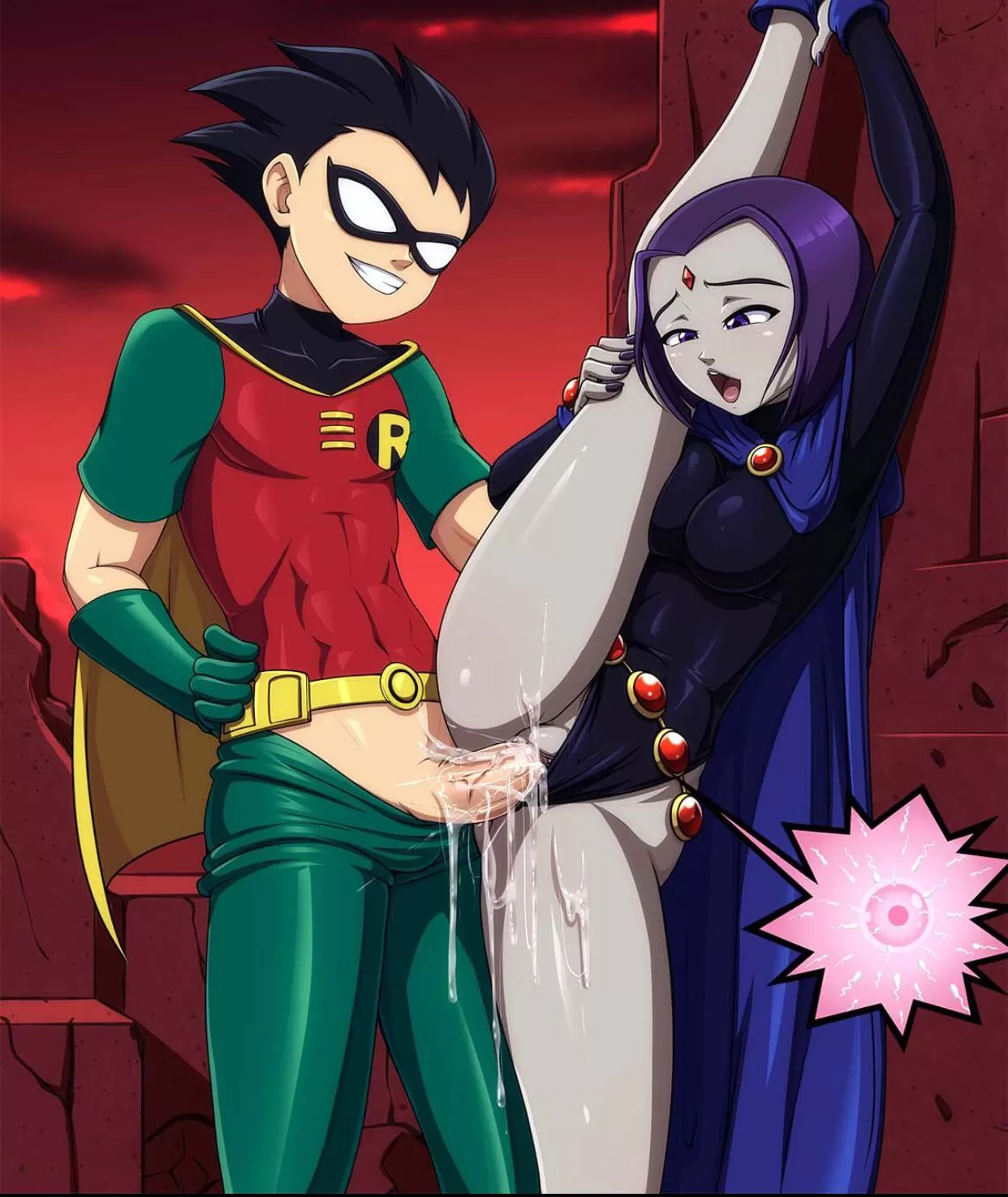 Robin x raven porn - comics.st.