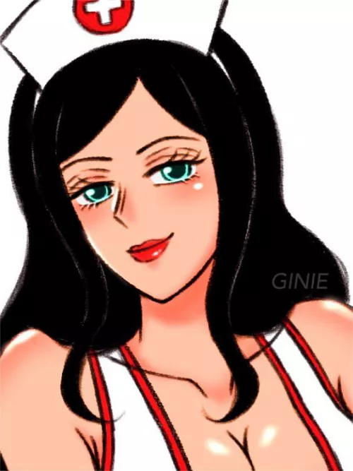 Robin in a nurse costume 💉❤️ illustraion by me!