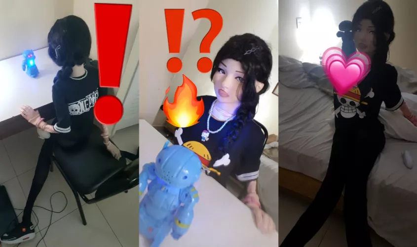 Robot Wars is back! AI Sexdoll vs little robot!